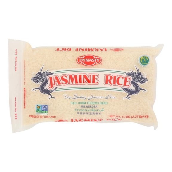 Dynasty Rice - Jasmine - Case of 6 - 5 lb.