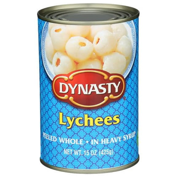 Dynasty Whole Lychee in Heavy Syrup 15 oz (Pack of 12)
