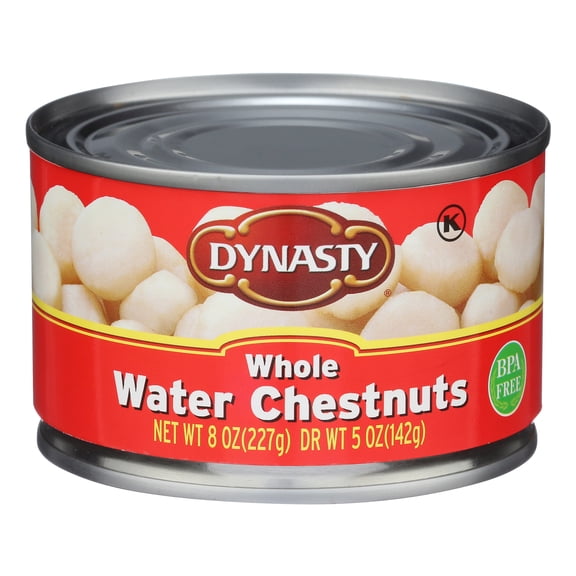 Dynasty Whole Water Chestnuts, 8 oz Can