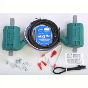 Dynatek Dyna 2000I PC Programmable Single-Fire Electronic Ignition & Coils Kit for Harley Shovelhead & Evolution Engines (D2KI-2P)