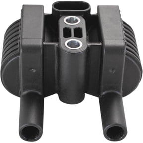 Dynatek OEM Style Dual-Output Ignition Coil 0.4 Ohm 12V 30000V EFI Sportster Black Electronic Street (DC6-8)