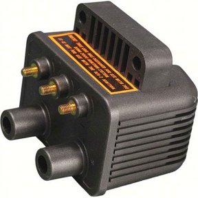 Dynatek Twin Fire Dual Ignition Coil, Single-Fire, 3 Ohm, 30,000V, Dual-Plug Head Applications (DC6-4)