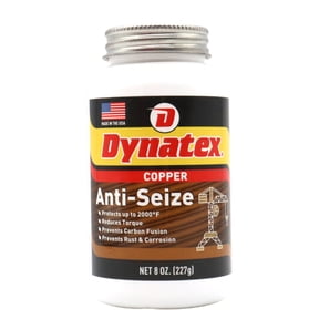 Dynatex Copper Anti-Seize 8 oz Can - Heavy-Duty, Protects Against Extreme Heat Pressure Steam Water, Prevents Galling Seizing Corrosion (Single)