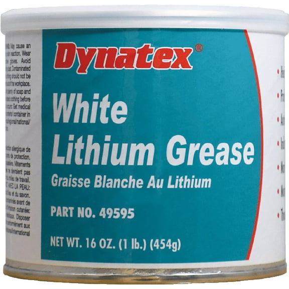 Dynatex 49595 White Lithium Grease 16 Oz. Tub 1EA