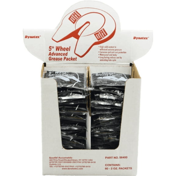 Dynatex 5th Wheel Grease Display Box Includes 60 Packets | 56400