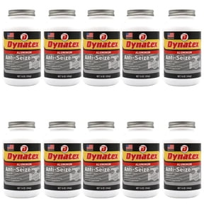 Dynatex Aluminum Anti-Seize 16 oz Can - General Purpose, Prevents Galling Seizing Corrosion, High Heat & Pressure Resistant, Aluminum & Graphite (10-Pack)