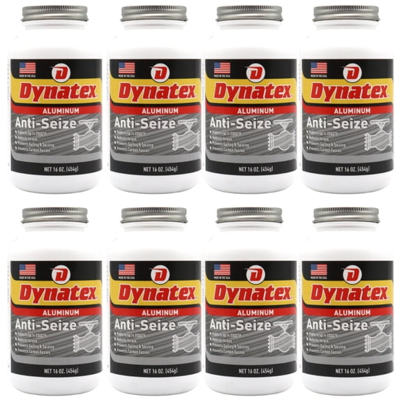 Dynatex Aluminum Anti-Seize 16 oz Can - General Purpose, Prevents Galling Seizing Corrosion, High Heat & Pressure Resistant, Aluminum & Graphite (16-Pack)