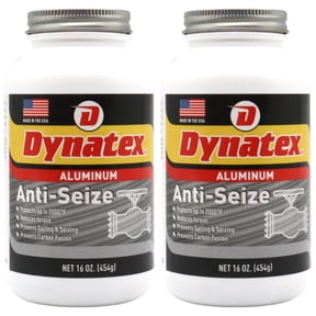 Dynatex Aluminum Anti-Seize 16 oz Can - General Purpose, Prevents Galling Seizing Corrosion, High Heat & Pressure Resistant, Aluminum & Graphite (2-Pack)