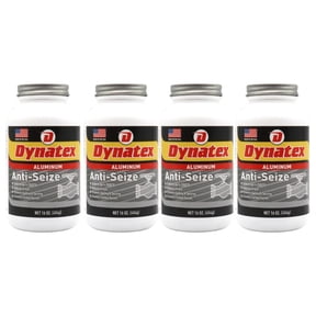 Dynatex Aluminum Anti-Seize 16 oz Can - General Purpose, Prevents Galling Seizing Corrosion, High Heat & Pressure Resistant, Aluminum & Graphite (4-Pack)