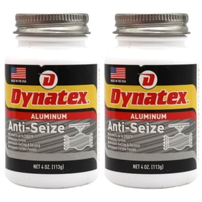 Dynatex Aluminum Anti-Seize 4 oz Can - General Purpose, Prevents Galling Seizing Corrosion, High Heat & Pressure Resistant, Aluminum & Graphite (2-Pack)