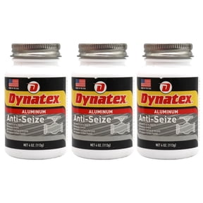 Dynatex Aluminum Anti-Seize 4 oz Can - General Purpose, Prevents Galling Seizing Corrosion, High Heat & Pressure Resistant, Aluminum & Graphite (3-Pack)