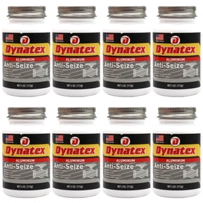 Dynatex Aluminum Anti-Seize 4 oz Can - General Purpose, Prevents Galling Seizing Corrosion, High Heat & Pressure Resistant, Aluminum & Graphite (8-Pack)
