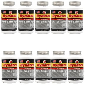 Dynatex Aluminum Anti-Seize 8 oz Can - General Purpose, Prevents Galling Seizing Corrosion, High Heat & Pressure Resistant, Aluminum & Graphite (10-Pack)