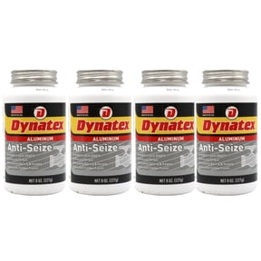 Dynatex Aluminum Anti-Seize 8 oz Can - General Purpose, Prevents Galling Seizing Corrosion, High Heat & Pressure Resistant, Aluminum & Graphite (4-Pack)