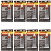 Dynatex Dielectric Grease 1 oz Tube - Silicone-Based, High Temp Vacuum & Water Resistant, Protects Electrical Connections, Non-Hardening 8-Pack