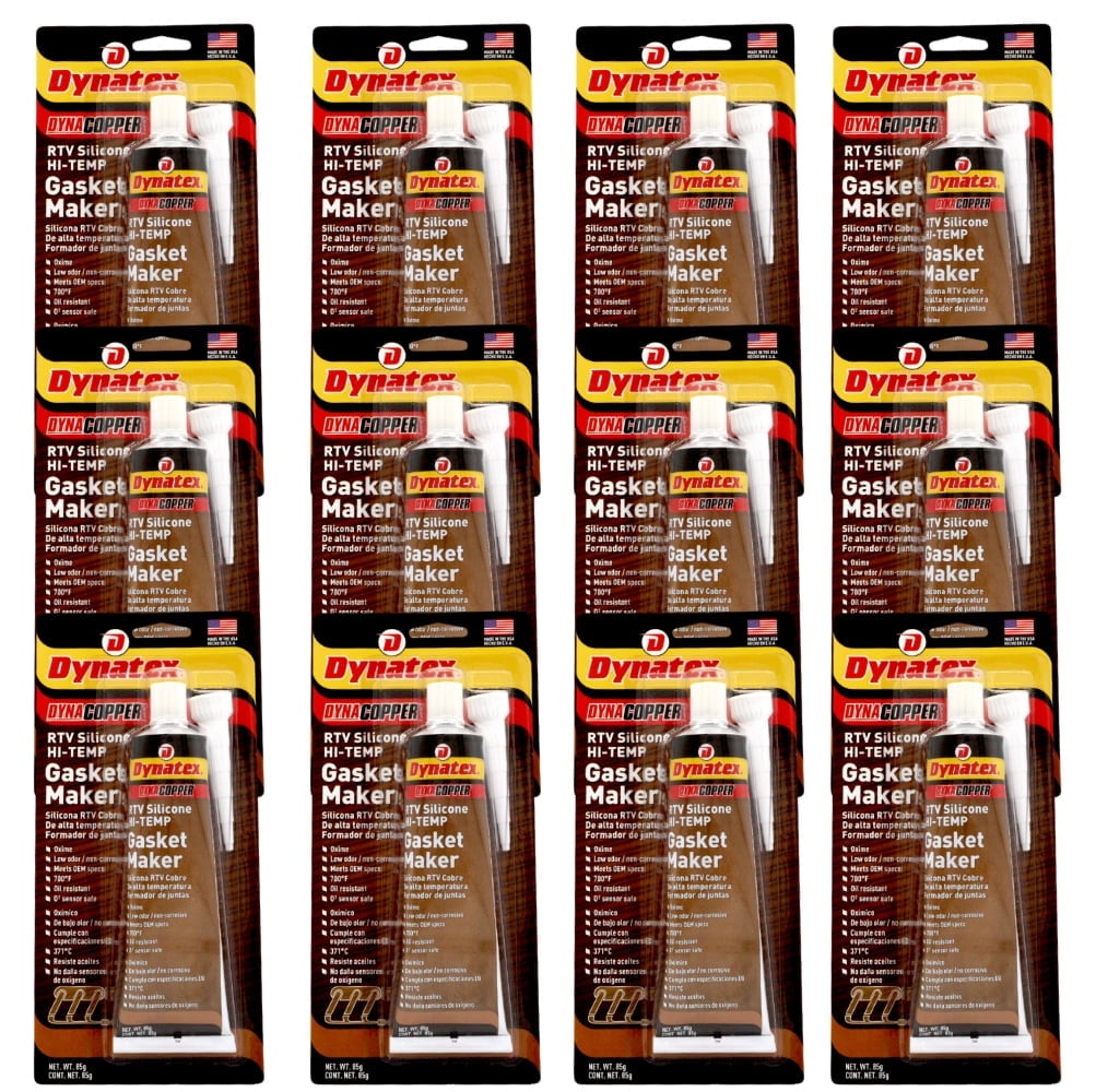 Dynatex DynaCopper RTV Silicone Copper Gasket Maker, 85g Tube - High ...