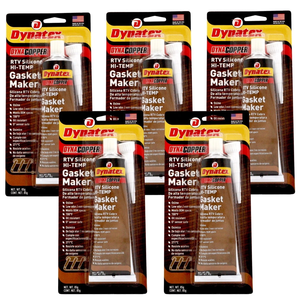 Dynatex DynaCopper RTV Silicone Copper Gasket Maker, 85g Tube - High ...
