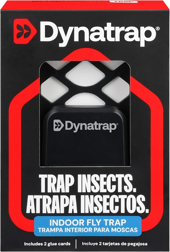 Dynatrap DT3007 Indoor Plugin Fly Trap for Flies, Fruit Flies, Moths