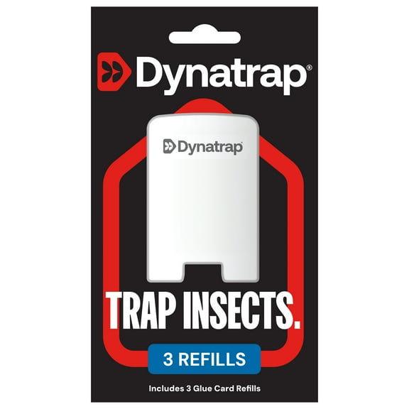 Dynatrap Glue Card Refills 3-Pack, Bug Catcher Replacement Cards for Indoor Fly Trap