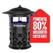 Dynatrap LED Mosquito and Insect Trap for 1 Acre, Outdoor Electric Insect Killer, Weather Resistant, Black