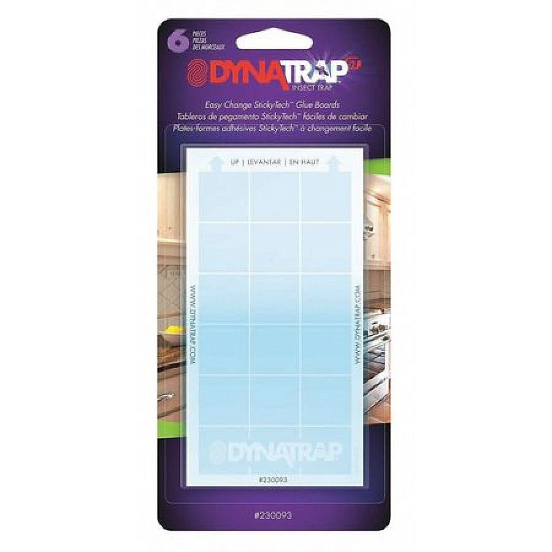 Dynatrap StickyTech Fly Trap Glue Board Refill - 6 Pack 