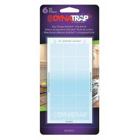 Dynatrap StickyTech Fly Trap Glue Board Refill - 6 Pack