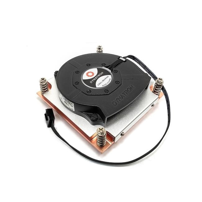 Dynatron Q3 CPU Cooler For LGA 1700 Sockets - 1U Server Copper Heatsink, Supports 125W TDP, Skiving Fins Design