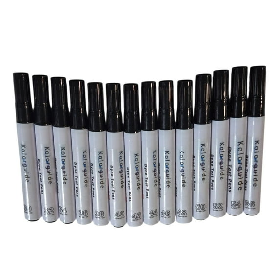 Dyne Test Pens Kit for Poly Films – 14 Units (30–56 Dyne/cm) By Kolorguide