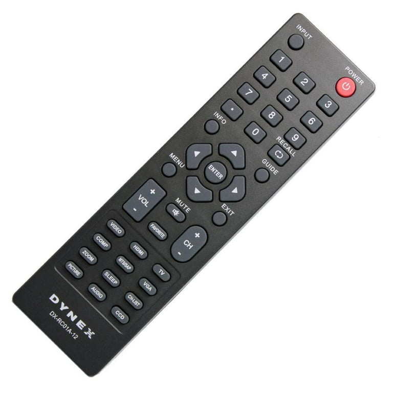 Dynex DXRC01A12 TV Remote Control - Walmart.com