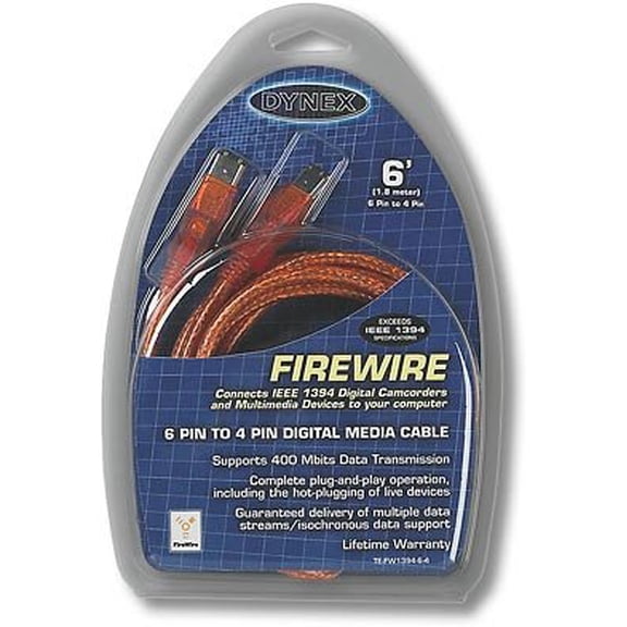 Dynex Dynex - 6' Firewire Cable Electronic_Cable