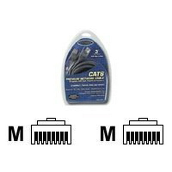 Dynex - Network cable - RJ-45 (M) to RJ-45 (M) - 3 ft - CAT 6 - booted, snagless - gray