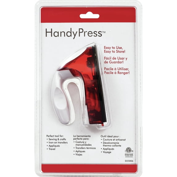 SINGER Handy Press Mini Travel Iron for Sewing, Quilting, and Crafting