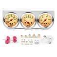 thumbnail image 1 of Dyno Racing Triple Gauge Kit Volt Gauge Water Temp Gauge Oil Pressure Gauge, 1 of 7