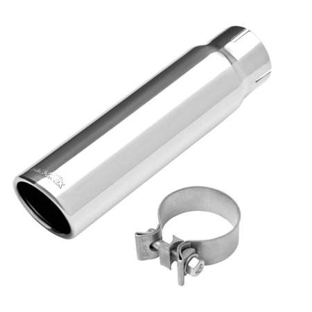 Dynomax 36477 Exhaust Pipe Spout Fits select: 2001-2017 CHEVROLET SILVERADO, 2011-2016 FORD F250