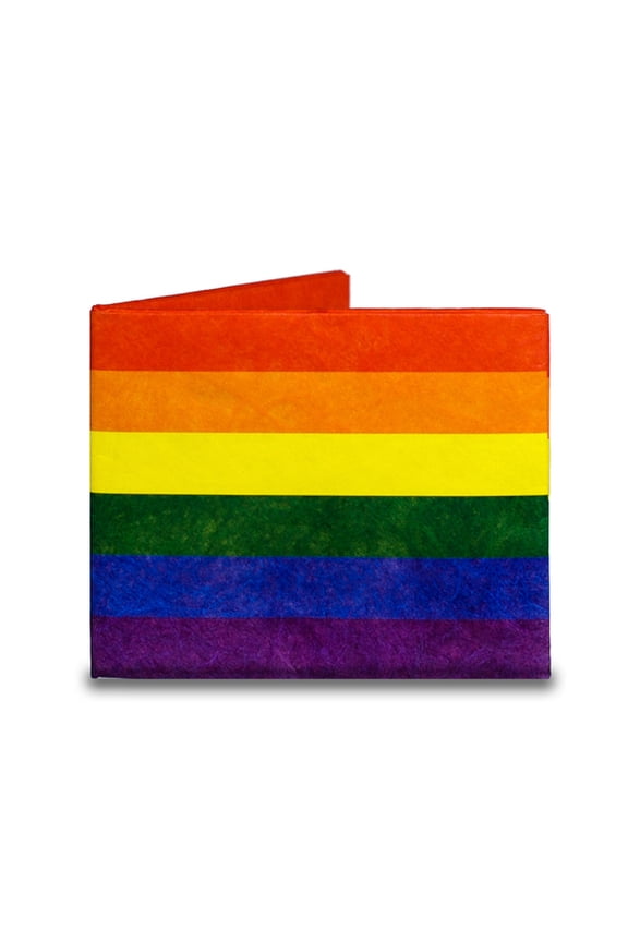 Dynomighty, Original Tyvek Wallet - Pride Colourful / One Size / Water / Stain / Tear Resistant - Be Mighty!