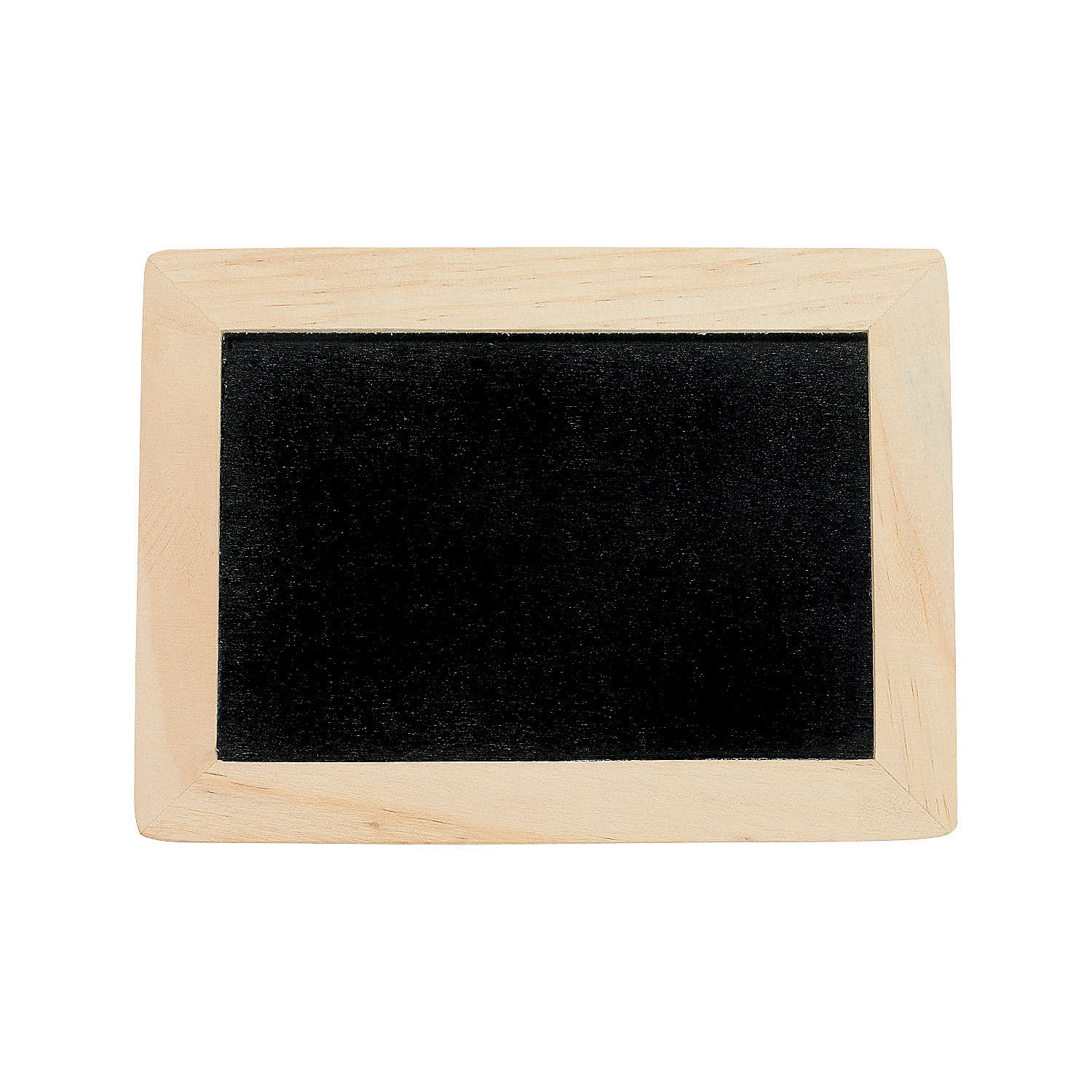 Natural Wood Framed Mini Chalkboards - Set of 12