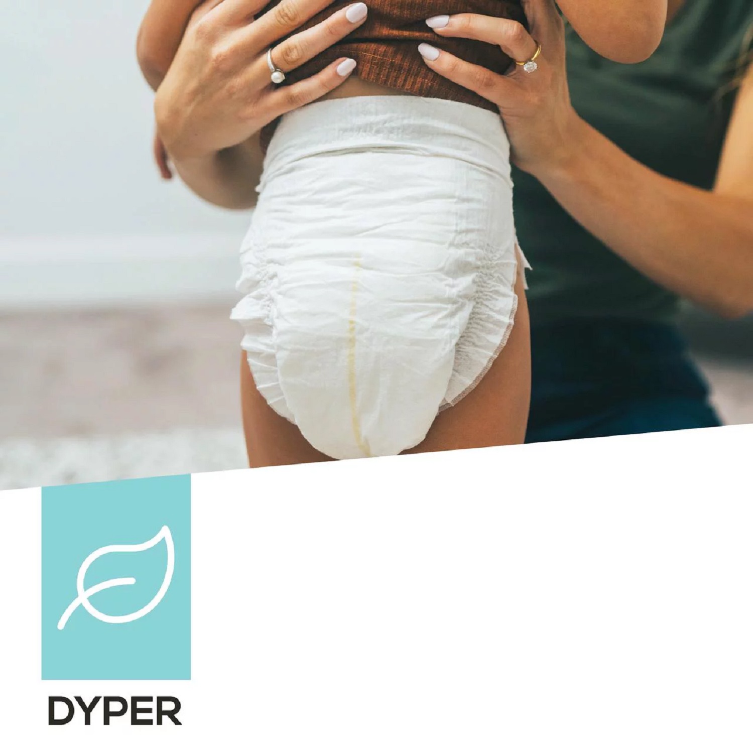 Dyper V4RSCD1B Ultra Premium Diapers Size 1, 128 Diapers