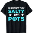 thumbnail image 1 of Dysautonomia Awareness Ribbon POTS for POTS patient Warrior T-Shirt, 1 of 4