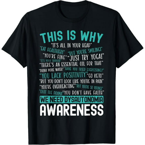Dysautonomia Fighter T-ShirtDysautonomia Awareness Chronic Illness