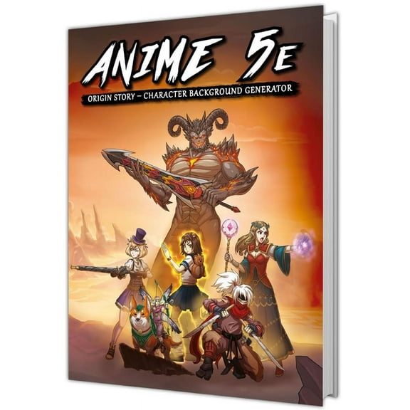 Dyskami Publishing Anime 5E Origin Story - Character Background Generator New