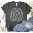 thumbnail image 1 of Dyslexia Awareness Ribbon Rainbow Graphic T-Shirt, Unisex Classic Fit, Cotton-Rich, 180 GSM, 1 of 4