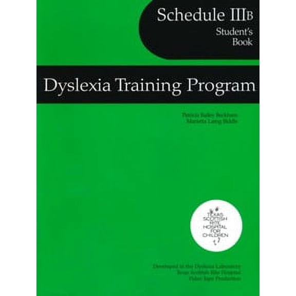 Dyslexia Training Program 3B, Student's Book (Homeschool  Edition)