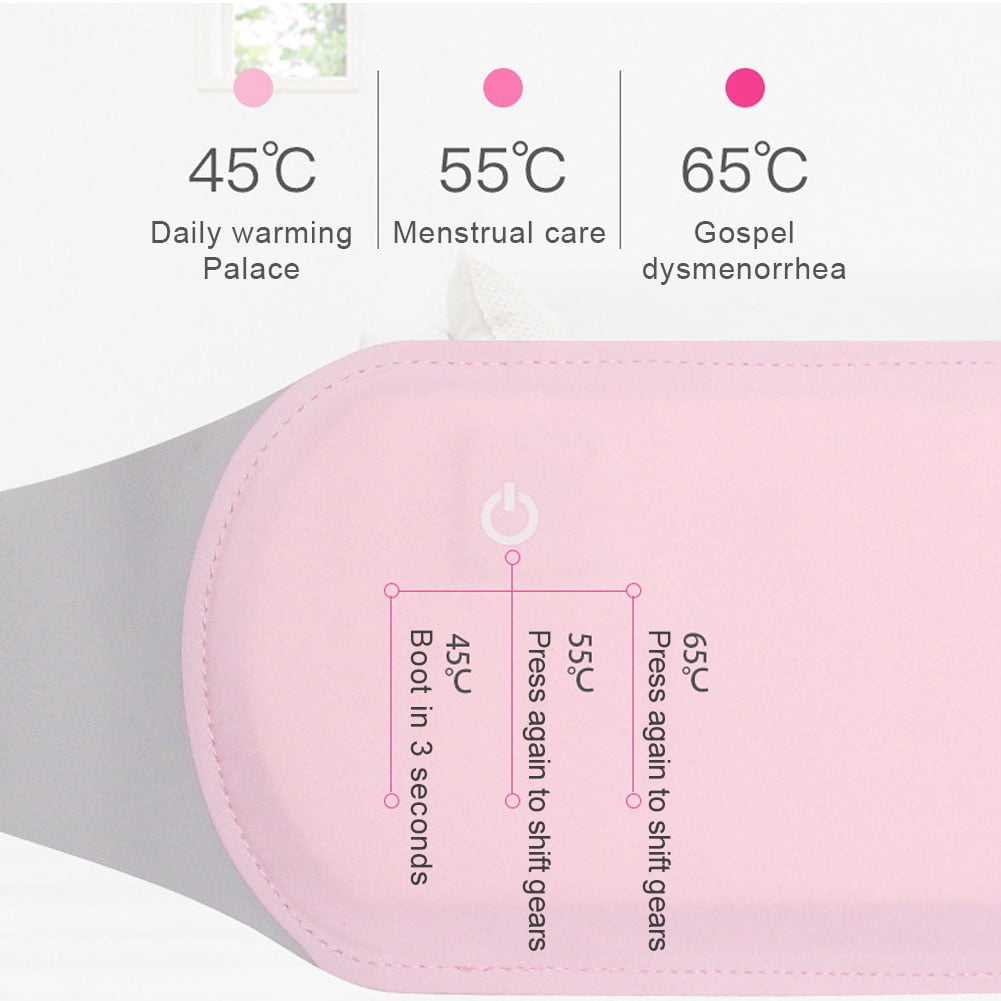 Dysmenorrhea Relief Heating Belt Uterus Pad Female Waist Care Graphene
