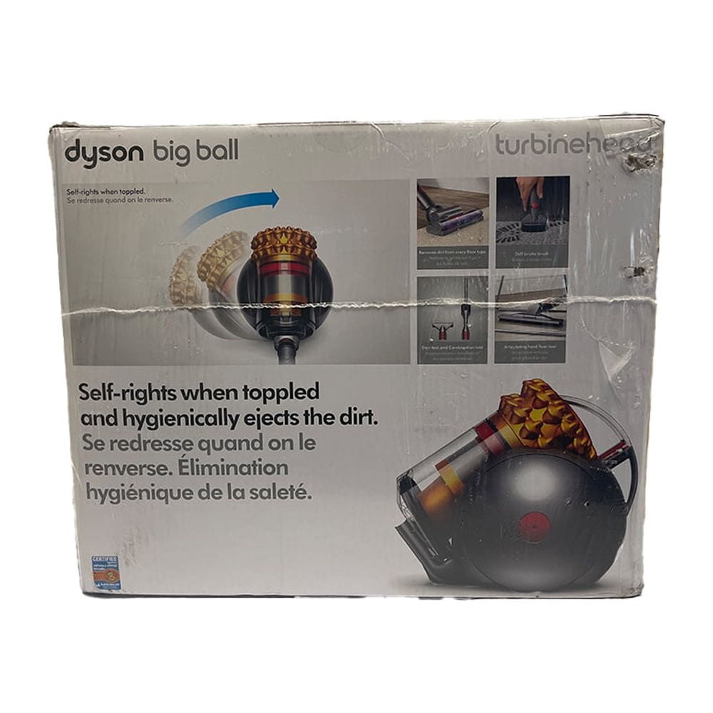Dyson Big Ball Turbinehead Canister Vacuum Yellow/Iron New