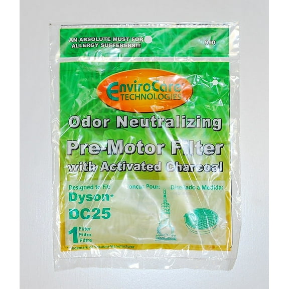 TVP DC25 Lifetime Washable & Reusable HEPA Vacuum Cleaner Filter, Replaces TVP Vacuum Part # 914790-01