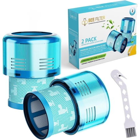 Bee Filter 2-Pack Premium True HEPA Replacement Filters for Dyson Gen5 Detect, Gen5 Detect vacuum, Gen5detect Absolute, Gen5 Detect Filter, Gen5outsize Absolute, Gen5outsize, Part no 972352-01