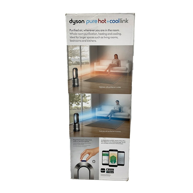 Dyson HP02 Pure Hot Cool Link Connected Air Purifier Heater Fan Black Nickel New