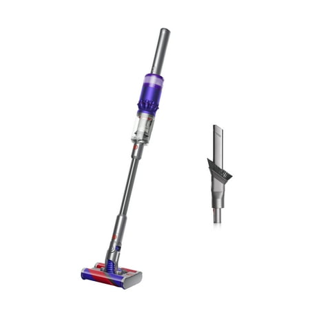 Dyson - Omni Glide Cordless Vacuum with 3 accessories - Purple/Nickel