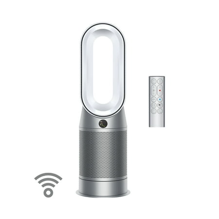Dyson - Purifier Hot+Cool - HP07 - Smart Tower Air Purifier, Heater and Fan - White/Silver