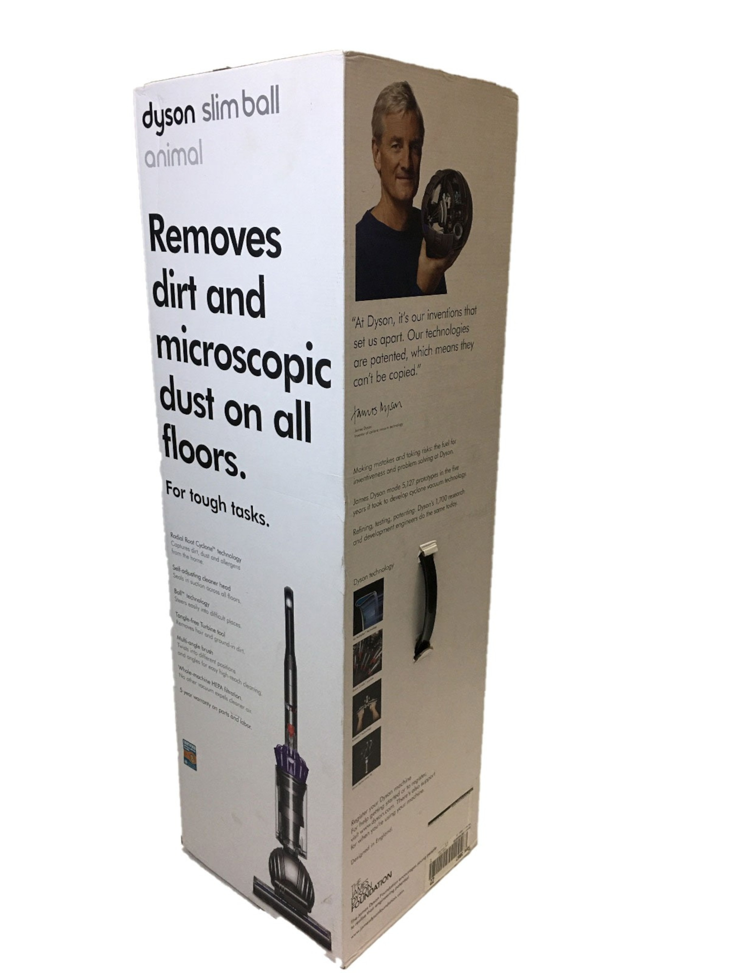 Dyson Slim Ball Animal Iron/Purple New Open Box